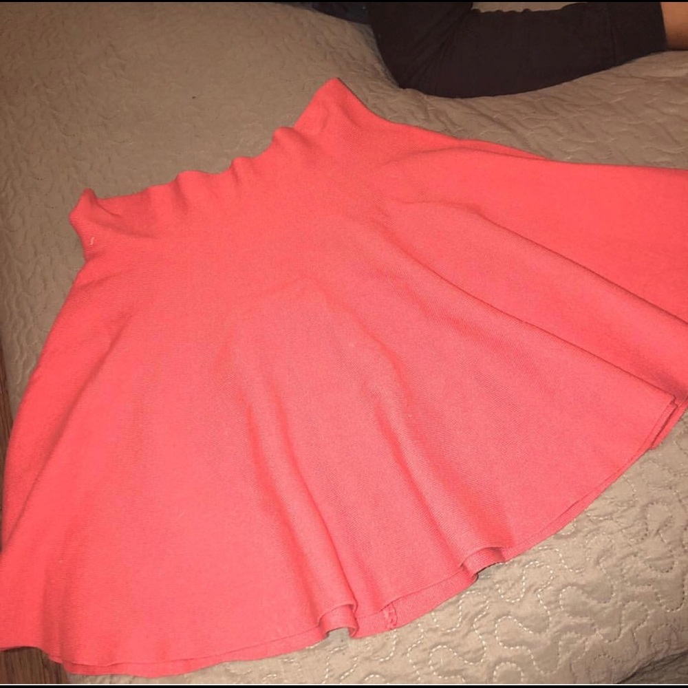 A pink skirt.